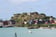 Container stacks at the Deep Water Harbour beside Fort James, St. John's, Antigua