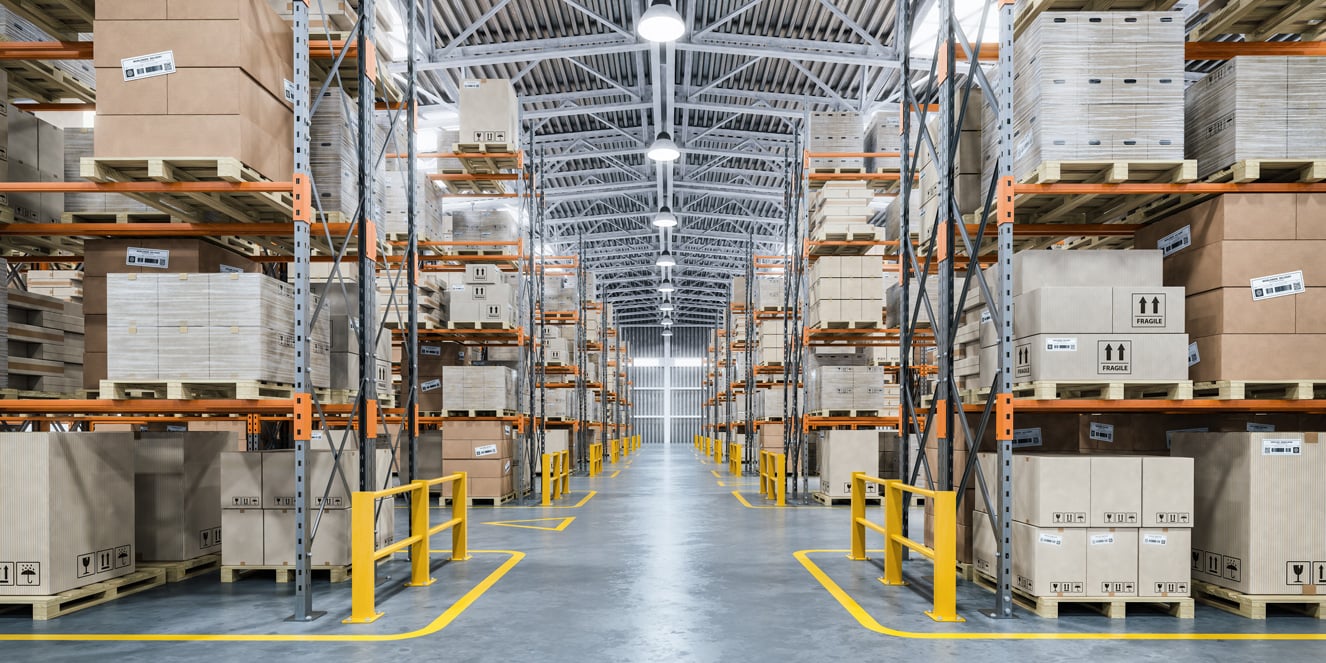 warehouse-or-storage-and-shelves-with-cardboard-bo-2023-11-27-05-26-22-utc