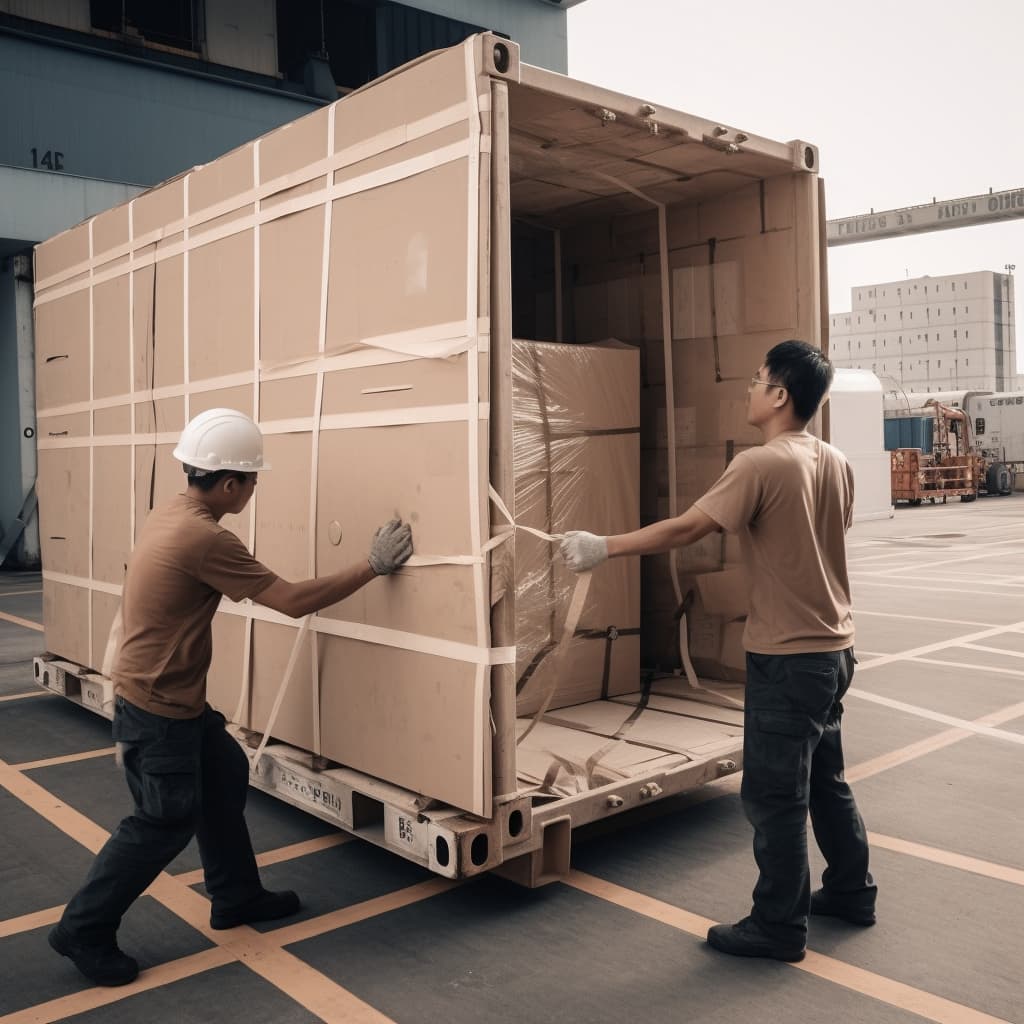 Carga de materiales de construcción gestionada por Interworld Freight